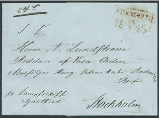 Sweden. Foreign-related cover. Germany. Letter dated "Lübeck d 22 May 45" sent "pr …