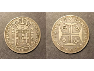 Portugal Maria I and Pedro III (1777-1786) 400 reis 1781, VF