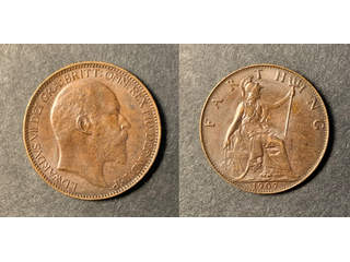 Storbritannien Edward VII (1901-1910) 1 farthing 1907, AU