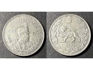 Iran Reza Shah (1925-1941) 5000 dinars (5 kran) AH1306 (1927), AU