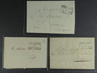 Sweden. E county. NORRKÖPING 1835–1839, rectangular postmark. Type 1 on three covers, of …
