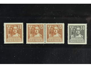 Sweden. Facit 326–27 ★★ , 1940 Johan Tobias Sergel SET with pair (3). SEK 700