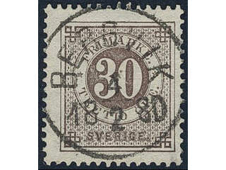 Sweden, Sverige, Sverige, Sverige. Facit 35d used, 30 öre dark brown. EXCELLENT …