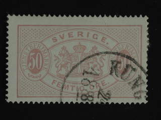 Sweden. Official Facit Tj9 used , 50 öre red, perf 14. SEK 1000