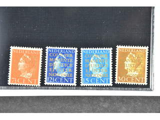 Netherlands. Official Michel 16–19 ★★ , 1940 Overprint on Queen Wilhelmina SET (4). …
