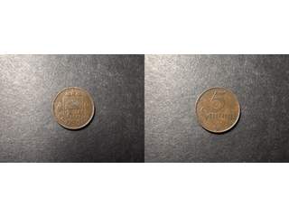 Lettland 5 santimi 1922, AU