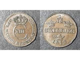 Sverige Karl XIII (1809-1818) 1/12 skilling 1812, 01