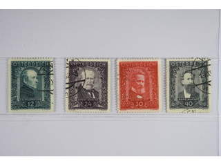 Austria. Michel 545–48 used , 1932 Painters SET (4) except Mi 549-50. EUR 260