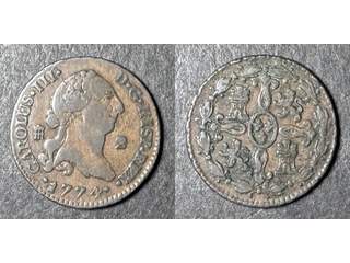 Spanien Carlos III (1759-1788) 2 maravedis 1774, VF