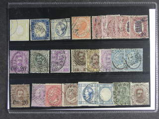Italy. Used 1861–1910. All different, e.g. Mi 13-14, 13-14, 15 I, 22, 29-36, 57. Mostly …