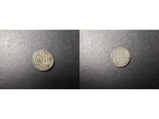 Danmark Christian IV (1588-1648) 4 skilling 1645, 1/1+