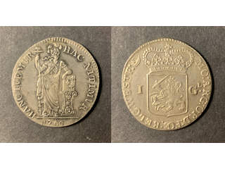 Nederländerna West Friesland 1 gulden 1764, AU