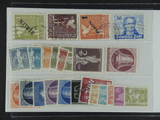 Germany Berlin. Lot ★★/★/⊙. E.g. 1mk black overprint and 2mk red overprint used, UPU set …