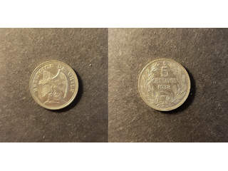 Chile 5 centavos 1938, UNC