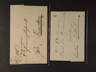 Sweden. R county. MARIESTAD, straight postmark. on cover dated with pencil "1823" sent …