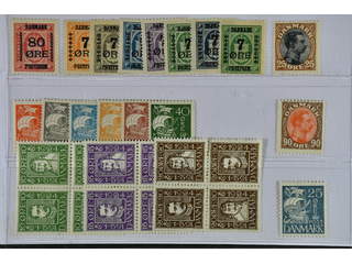 Denmark. ★★ 1912–40. All different, e.g. F 123, 124-30, 141, 160, 201-12 sheets of 4, …