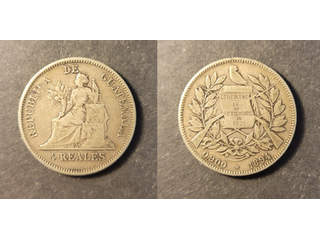 Guatemala 4 reales 1894, VF
