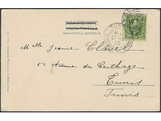 Sweden. Facit 52 cover , 5 öre on printed matter card sent from STOCKHOLM 16.8.1901 to …