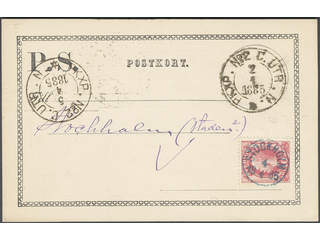 Sweden. Facit 39 cover , 10 öre on beautiful PS-card used for after-assessment of an …