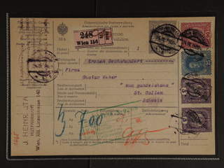 Austria. Michel 244, 223, 198 cover , 2×3+25+90 h as additional postage on postal …