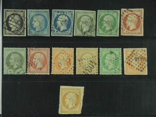 France. Used 1849–1862. All different, e.g. Mi 3-4, 9-11, 16, 18, and 23. Mostly good …