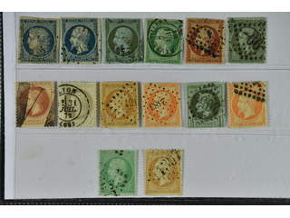 France. Used 1849–1862. All different, e.g. Mi 4, 9-11, 16, 18, 25-26. Mostly good …