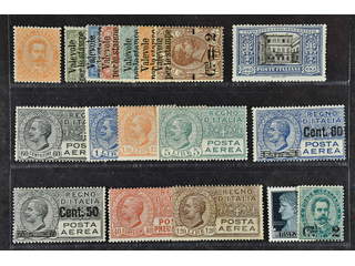 Italy. ★ 1879–1929. All different, e.g. Mi 39A(★), 61-66, 112, 230-33, 270-71. Mostly …