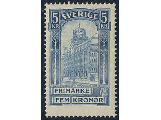 Sweden, Sverige, Sverige, Sverige. Facit 65 ★, 1903 General Post Office 5 Kr blue (1). …