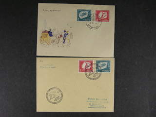 Germany, GDR (DDR). FDC, Michel 280–81, 1951 Second Winter Sport Championships SET (2). …