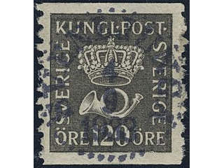 Sweden. Facit 171 used , 120 öre black. EXCELLENT cancellation SVENLJUNGA 4.9.1923.