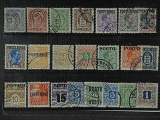 Denmark. Used 1871-. Back-of-the-book. All different, e.g. Tj1-2, 9, 20, PF2, 6, 7, 24, …