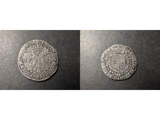 Spanska Nederlanderna - Brabant Philip IV (1621-1665) 1/2 patagon 1639, VF-XF