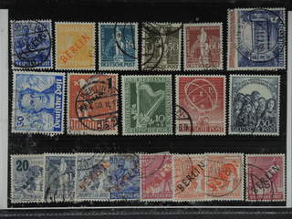 Germany Berlin. Used 1948–50. All different, e.g. Mi 13, 27, 36, 38-39, 59-60, 63, …