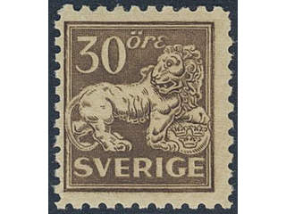 Sweden. Facit 148C ★★, 30 öre brown perf 9¾ on four sides. SEK 800