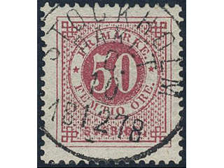 Sweden, Sverige, Sverige, Sverige. Facit 36b used, 50 öre carmine-rose. EXCELLENT …