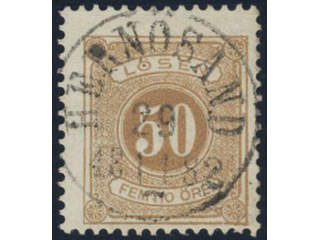 Sweden, Sverige, Sverige, Sverige. Postage due Facit L19b used, 50 öre dark …