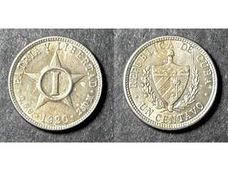 Kuba 1 centavo 1920, AU/UNC