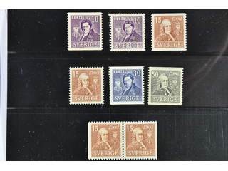 Sweden. Facit 320–23 ★★ , 1939 Royal Academy of Sciences SET with one pair (7). SEK 1535