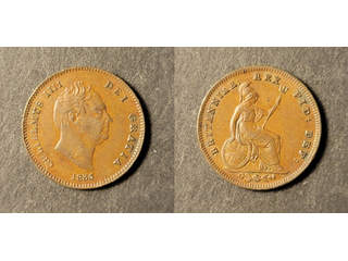 Great Britain William IV (1830-1837) 1/3 farthing 1835, AU