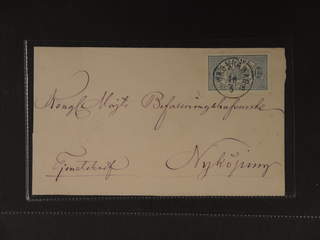 Sweden. Official Facit Tj5 , 12 öre on beautiful cover sent from WAGNHÄRAD 16.5.1878 to …
