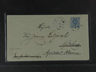 Sweden. Facit 21 cover , 12 öre on cover with notation "En paket medföljer" (one parcel …