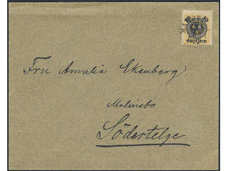 Sweden. Facit 51 cover , 10/24 öre on cover sent from MARSTRAND 5.8.1889 to Södertelje. …