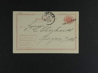 Sweden. Facit bKe4. DENMARK. Danish single line cancellation FRA SVERRIG without frame …