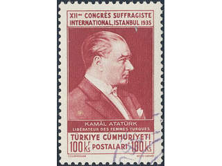 Turkey. Michel 999 used, 100 ks brownish red. EUR 200