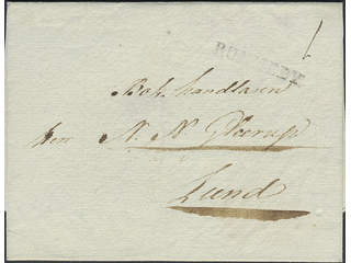 Sweden. K county. RUNNEBY, straight postmark. Cover dated "30/7-30" sent to Lund. …