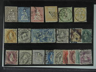 Switzerland. Used 1854–1908. All different, e.g. Mi 13-17 II, 56, 64, 68, 73, 77, 100, …