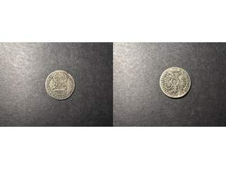 Germany - Hamburg 4 schilling 1728, F-VF