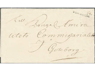 Sweden. A county. STOCKHOLM, straight postmark. Distinctly different type (previously …