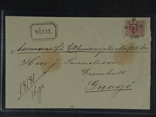 Sweden. Facit 48 cover , 50 öre on beautiful insured cover with content sent from WALLA …