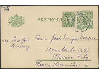 Sweden, Sverige, Sverige, Sverige. Postal stationery, Single postcard, Facit bKe15, F79, …
